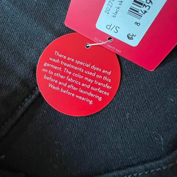 Spanx Black Skinny Jean in Clean Black Size Small - Picture 13 of 14